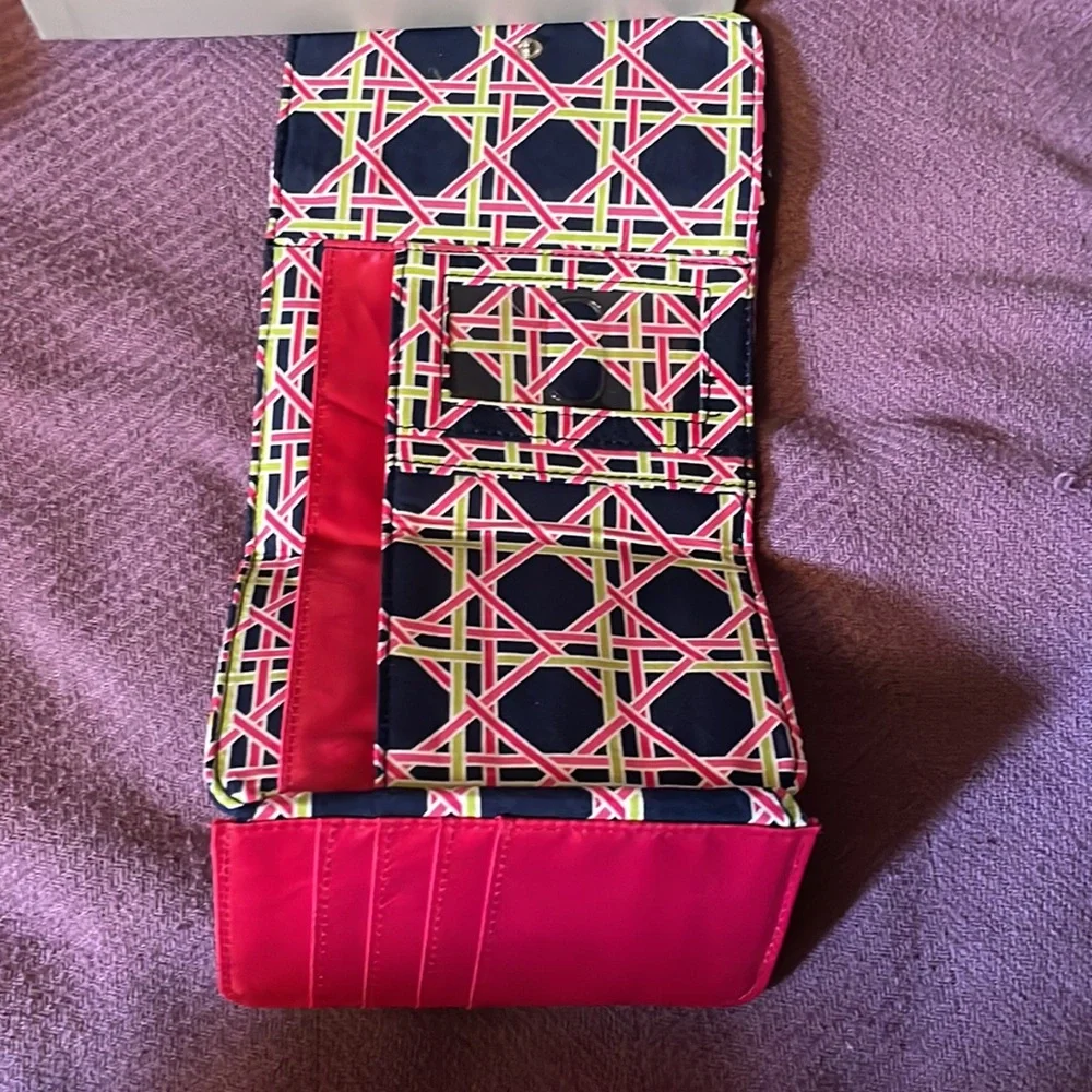 Vera Bradley Euro Wallet - Ribbons